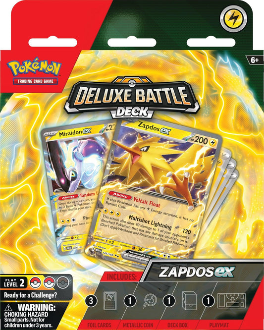 Deluxe Battle Deck (Zapdos ex) - Emmett's ToyStop