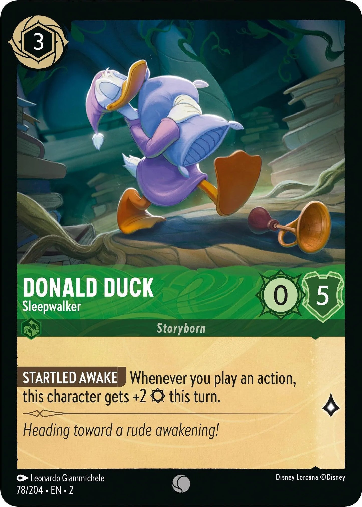 Donald Duck - Sleepwalker (78/204) [Rise of the Floodborn] - Emmett's ToyStop