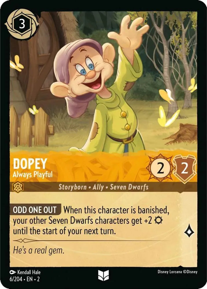 Dopey - Always Playful (6/204) [Rise of the Floodborn] - Emmett's ToyStop