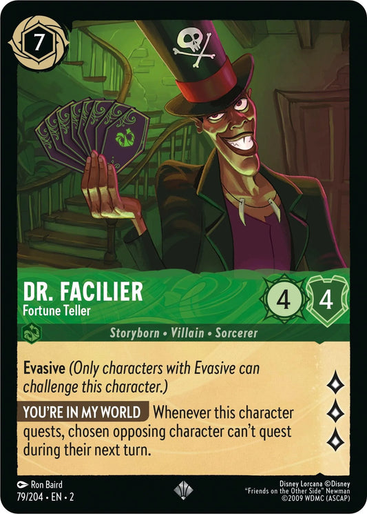 Dr. Facilier - Fortune Teller (79/204) [Rise of the Floodborn] - Emmett's ToyStop