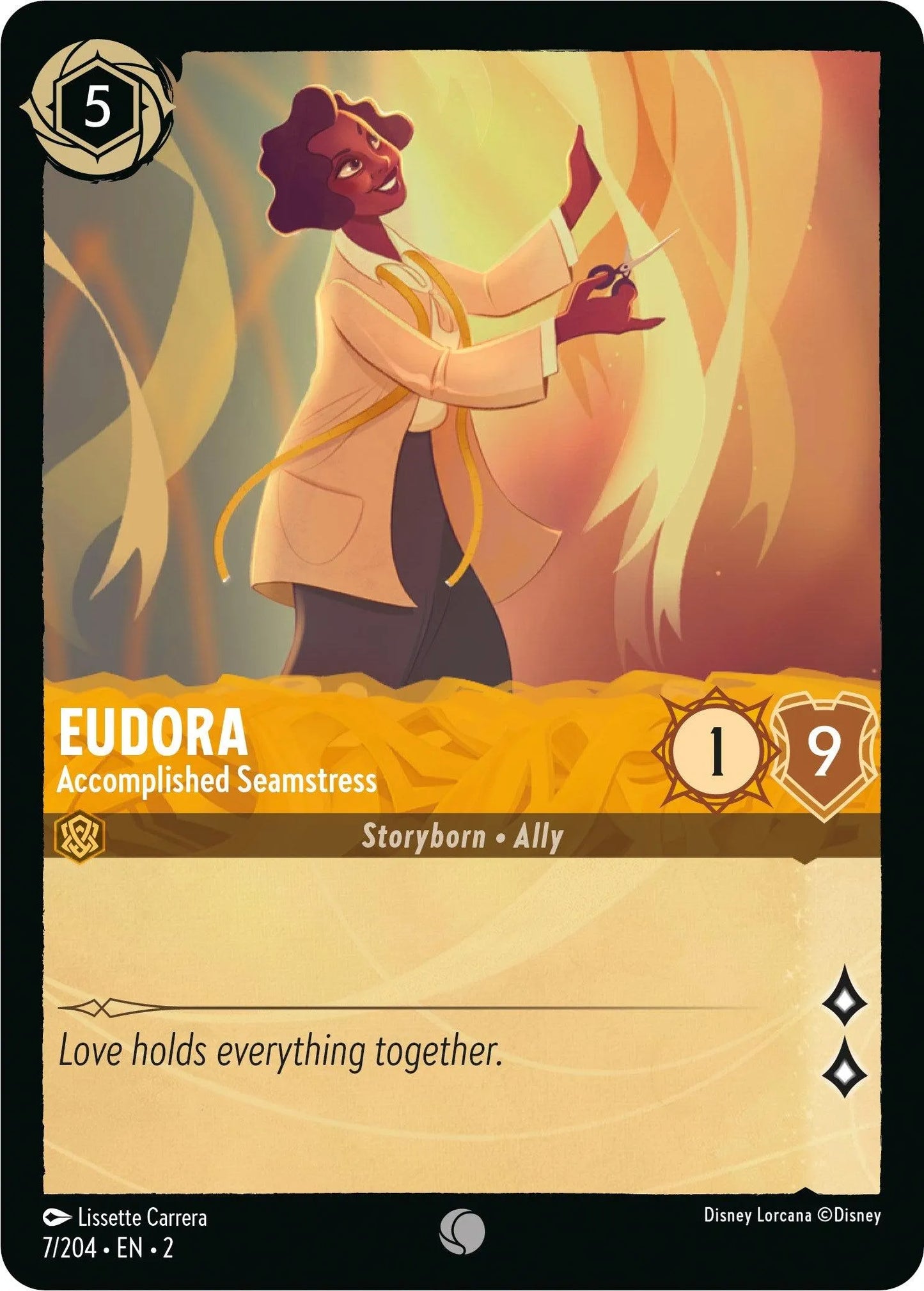 Eudora - Accomplished Seamstress (7/204) [Rise of the Floodborn] - Emmett's ToyStop