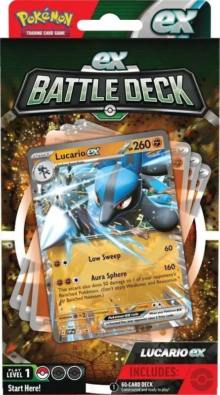 Ex Battle Deck (Lucario ex) - Emmett's ToyStop