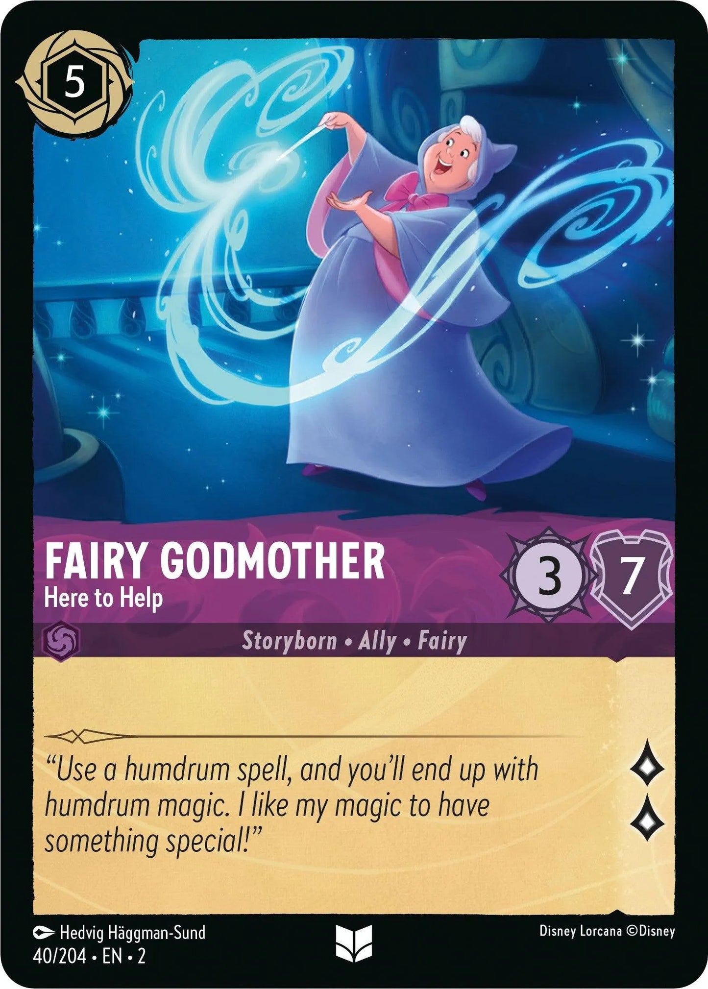 Fairy Godmother - Here to Help (40/204) [Rise of the Floodborn] - Emmett's ToyStop