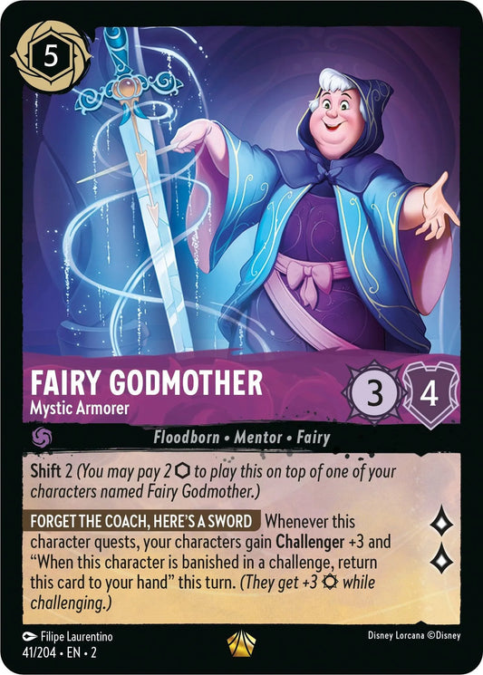 Fairy Godmother - Mystic Armorer (41/204) [Rise of the Floodborn] - Emmett's ToyStop