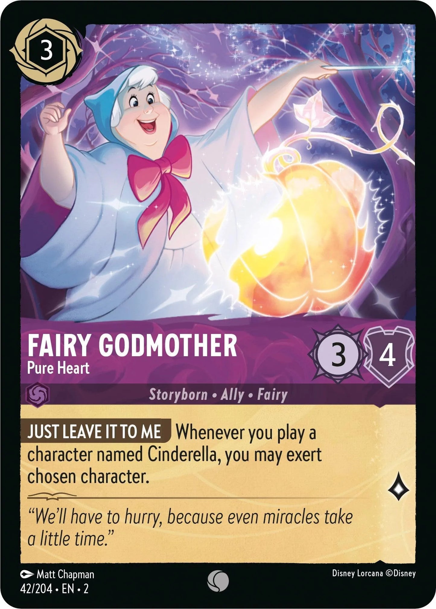 Fairy Godmother - Pure Heart (42/204) [Rise of the Floodborn] - Emmett's ToyStop