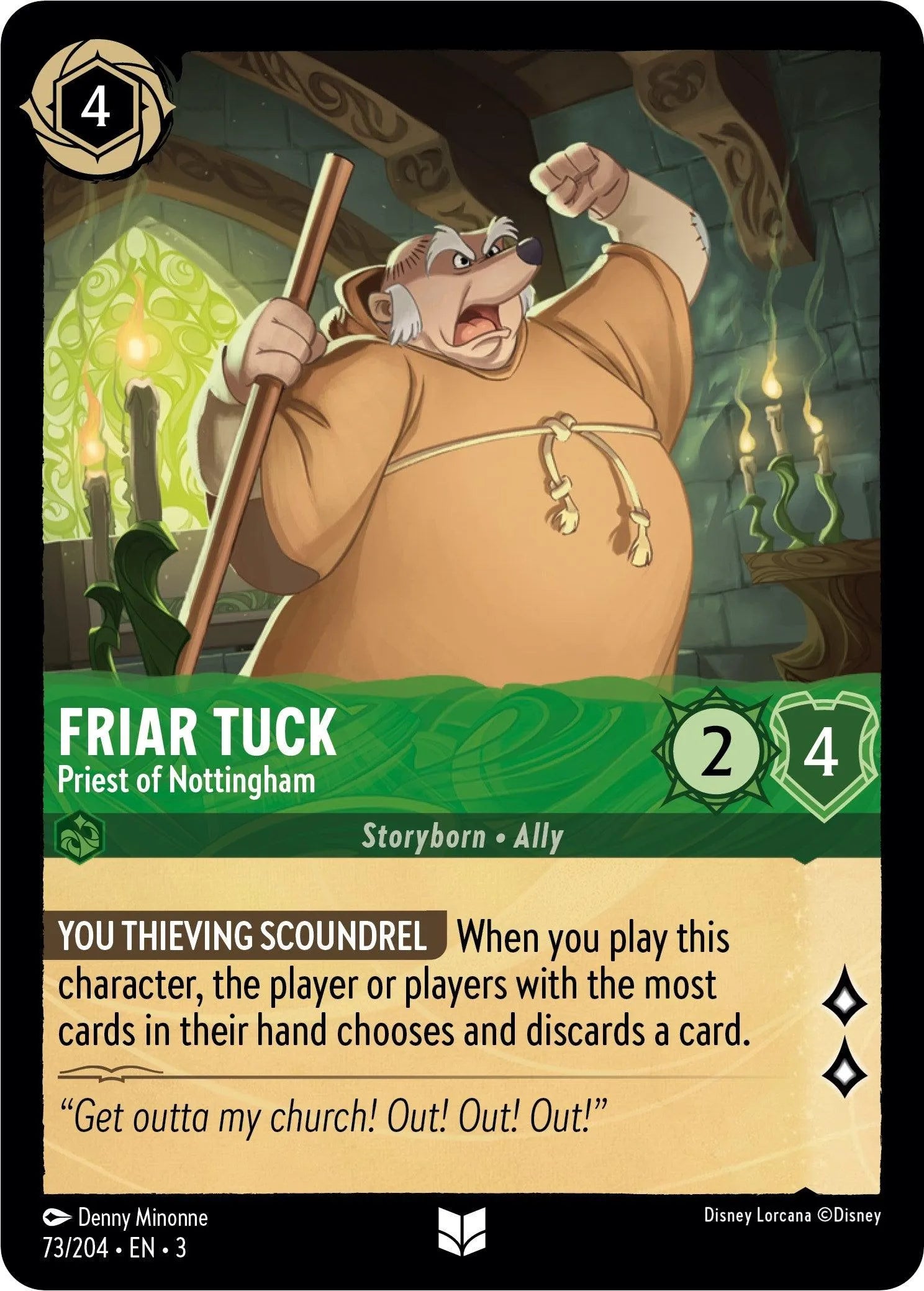 Friar Tuck - Priest of Nottingham (73/204) [Into the Inklands] - Emmett's ToyStop