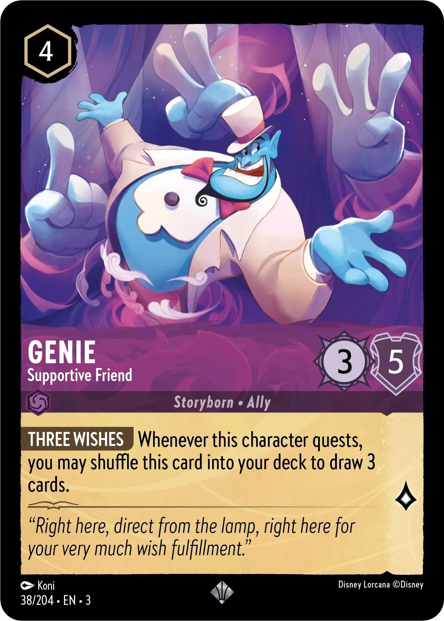 Genie - Supportive Friend (38/204) [Into the Inklands] - Emmett's ToyStop