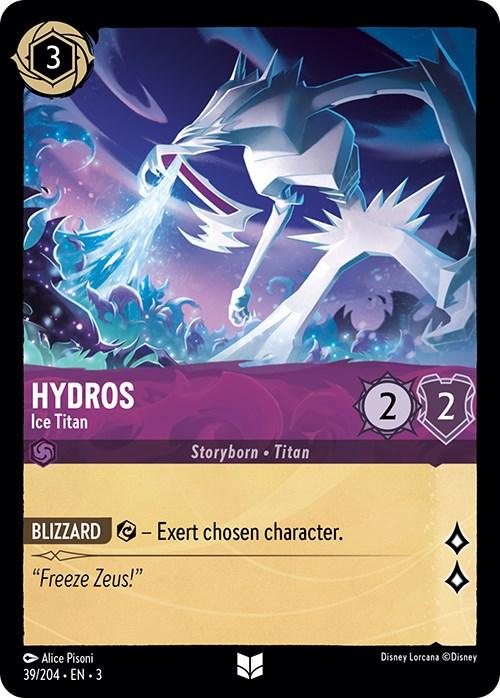 Hydros - Ice Titan (39/204) [Into the Inklands] - Emmett's ToyStop