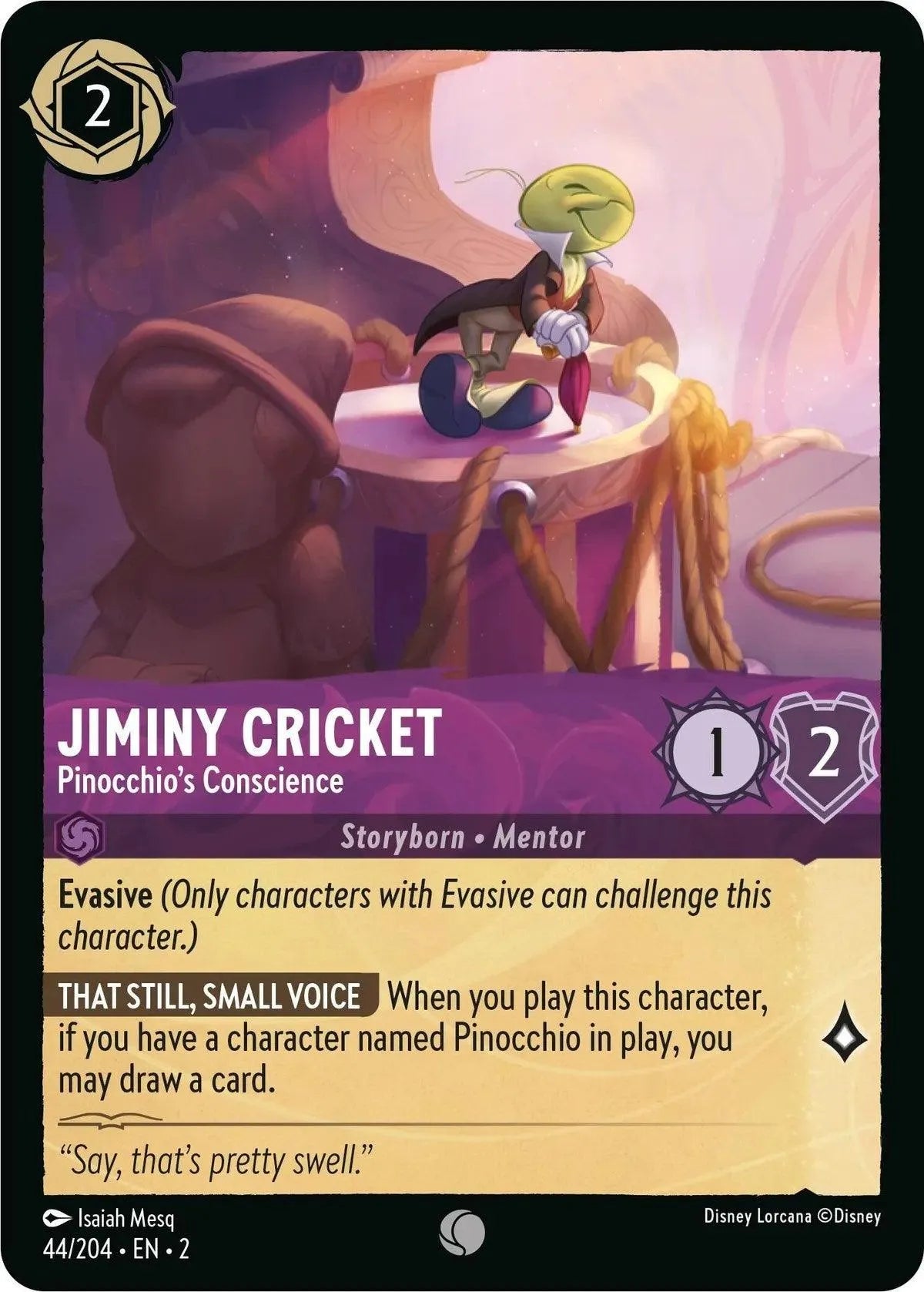 Jiminy Cricket - Pinocchio's Conscience (44/204) [Rise of the Floodborn] - Emmett's ToyStop