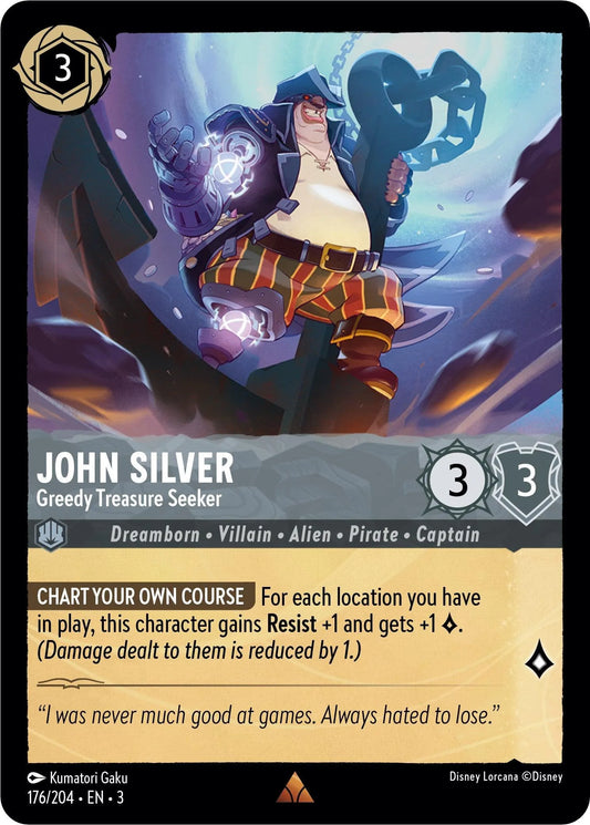 John Silver - Greedy Treasure Seeker (176/204) [Into the Inklands] - Emmett's ToyStop