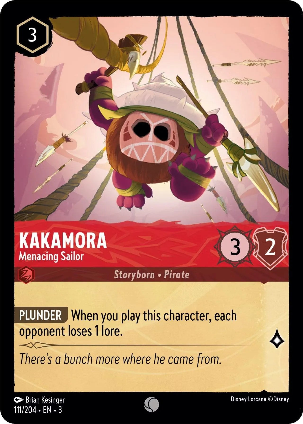 Kakamora - Menacing Sailor (111/204) [Into the Inklands] - Emmett's ToyStop