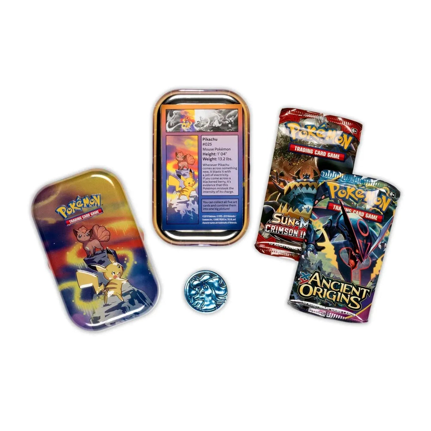 Kanto Power - Mini Collector's Tin (Pikachu & Vulpix) - Emmett's ToyStop