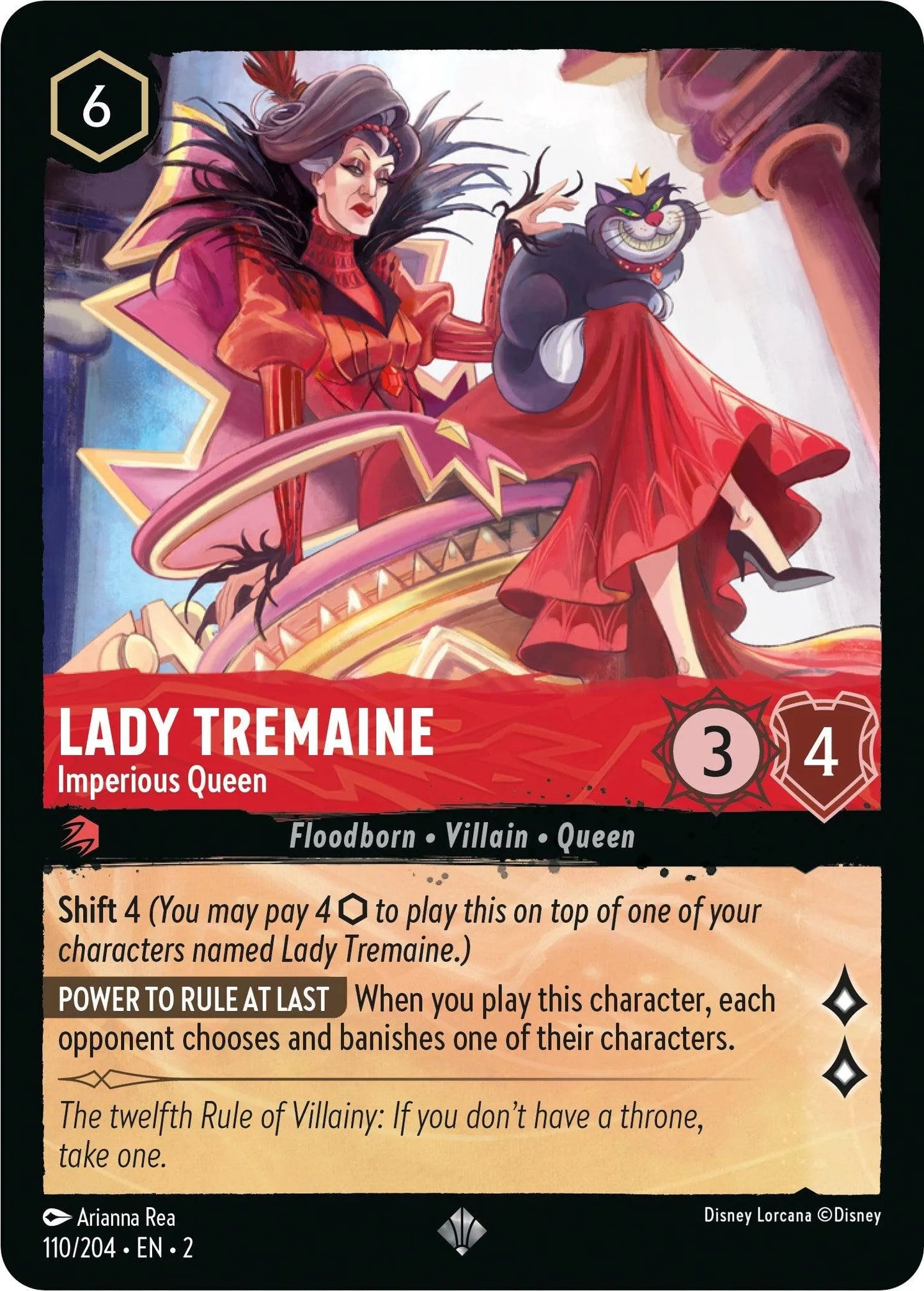 Lady Tremaine - Imperious Queen (110/204) [Rise of the Floodborn] - Emmett's ToyStop