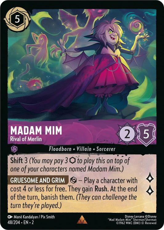 Madam Mim - Rival of Merlin (48/204) [Rise of the Floodborn] - Emmett's ToyStop