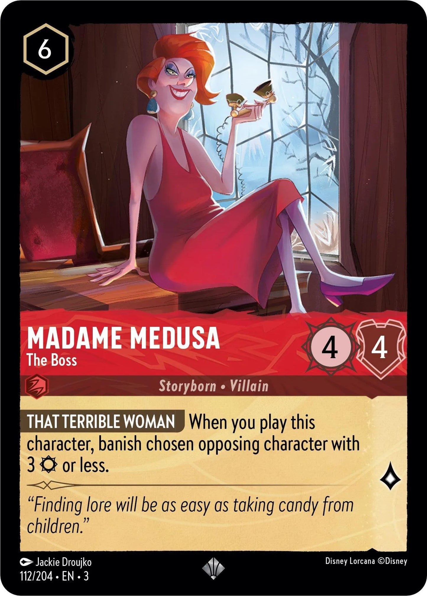 Madame Medusa - The Boss (112//204) [Into the Inklands] - Emmett's ToyStop