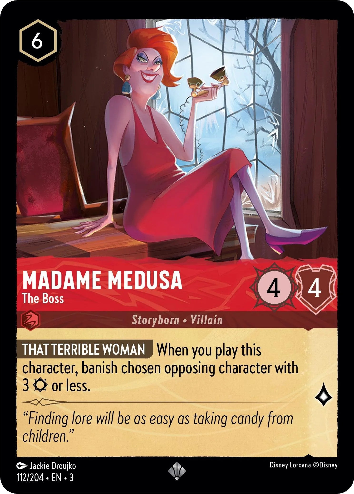 Madame Medusa - The Boss (112//204) [Into the Inklands] - Emmett's ToyStop