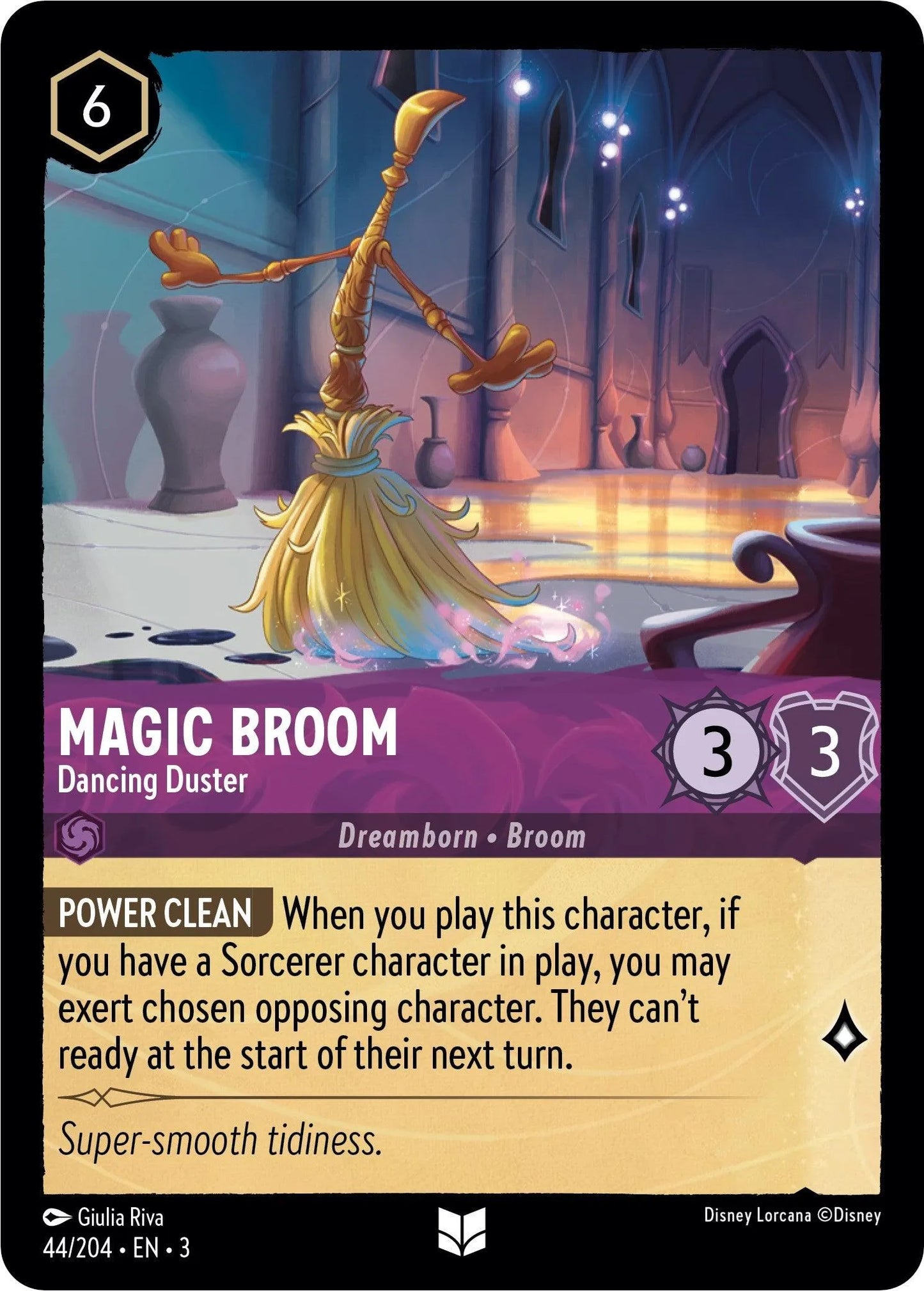 Magic Broom - Dancing Duster (44/204) [Into the Inklands] - Emmett's ToyStop