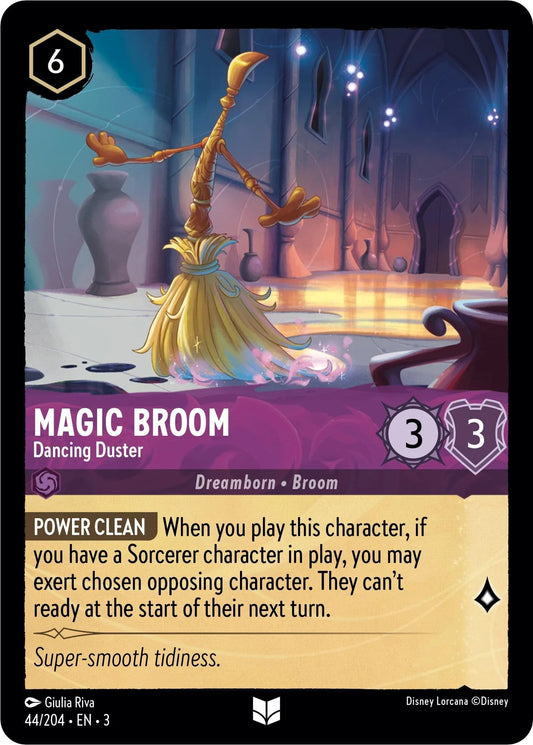 Magic Broom - Dancing Duster (44/204) [Into the Inklands] - Emmett's ToyStop