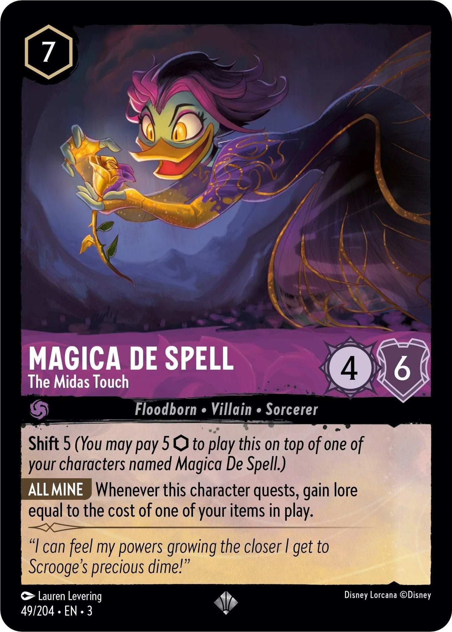 Magica De Spell - The Midas Touch (49/204) [Into the Inklands] - Emmett's ToyStop