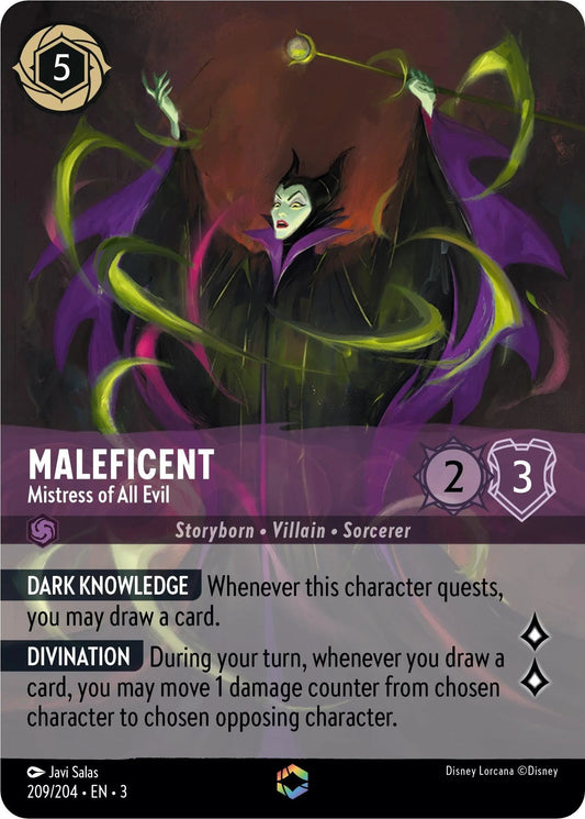 Maleficent - Mistress of All Evil (Alternate Art) (209/204) [Into the Inklands] - Emmett's ToyStop