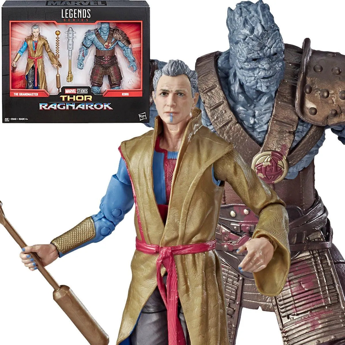 Marvel Legends 80th Anniversary Grandmaster and Korg 6-Inch Action Figures - Emmett's ToyStop