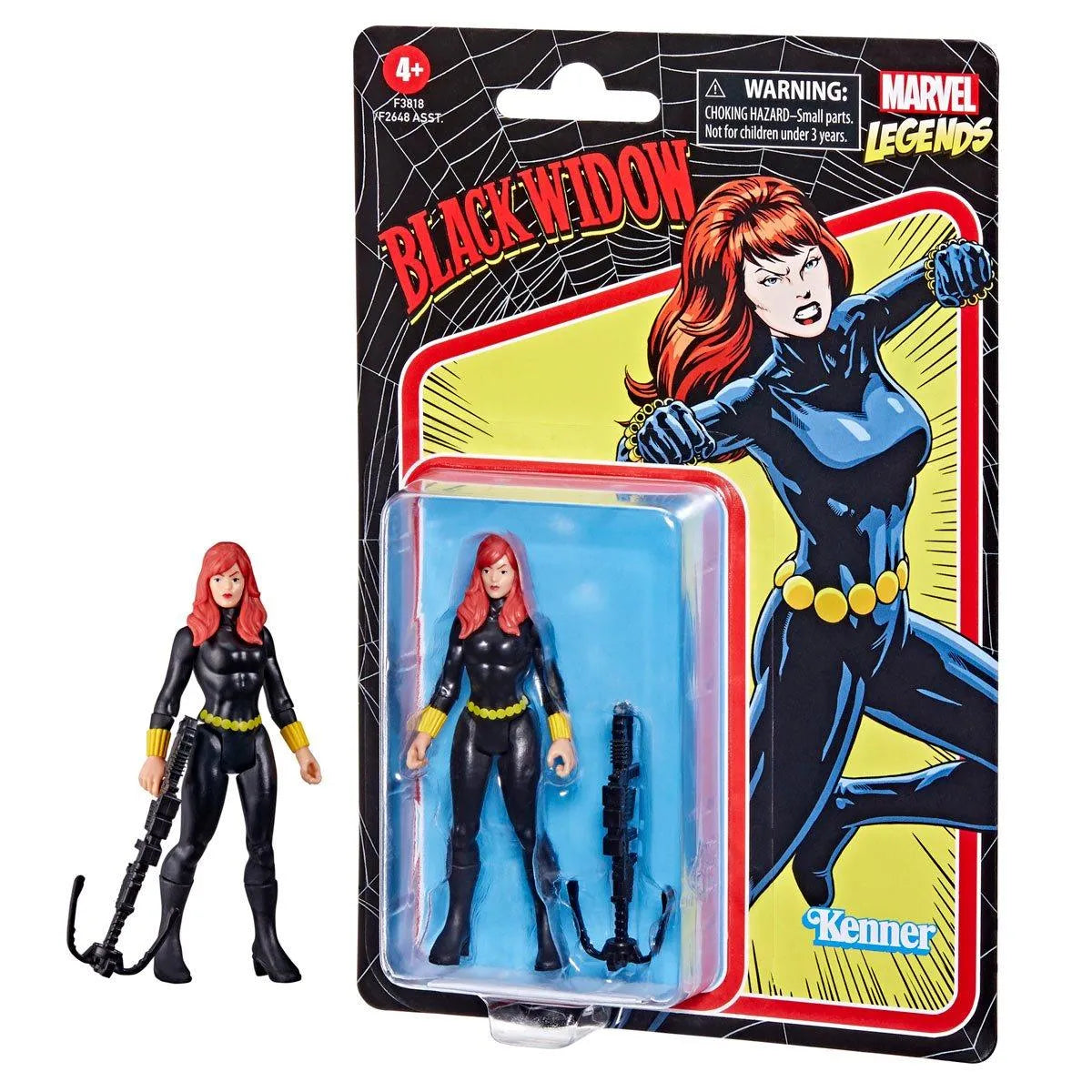 Marvel Legends Retro 375 Collection Black Widow 3 3/4-Inch Action Figure - Emmett's ToyStop