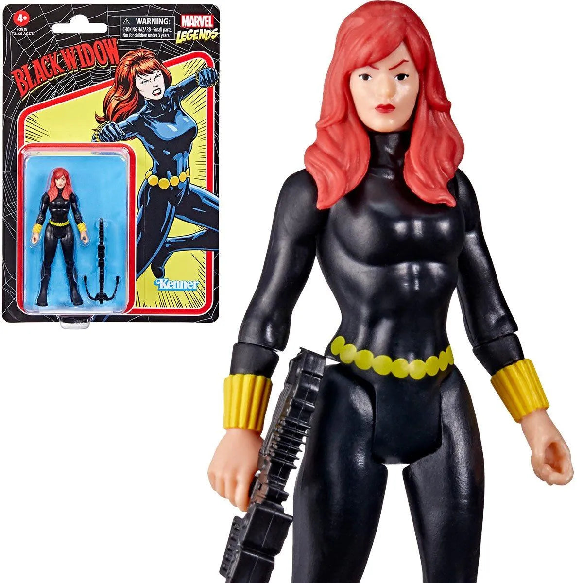 Marvel Legends Retro 375 Collection Black Widow 3 3/4-Inch Action Figure - Emmett's ToyStop