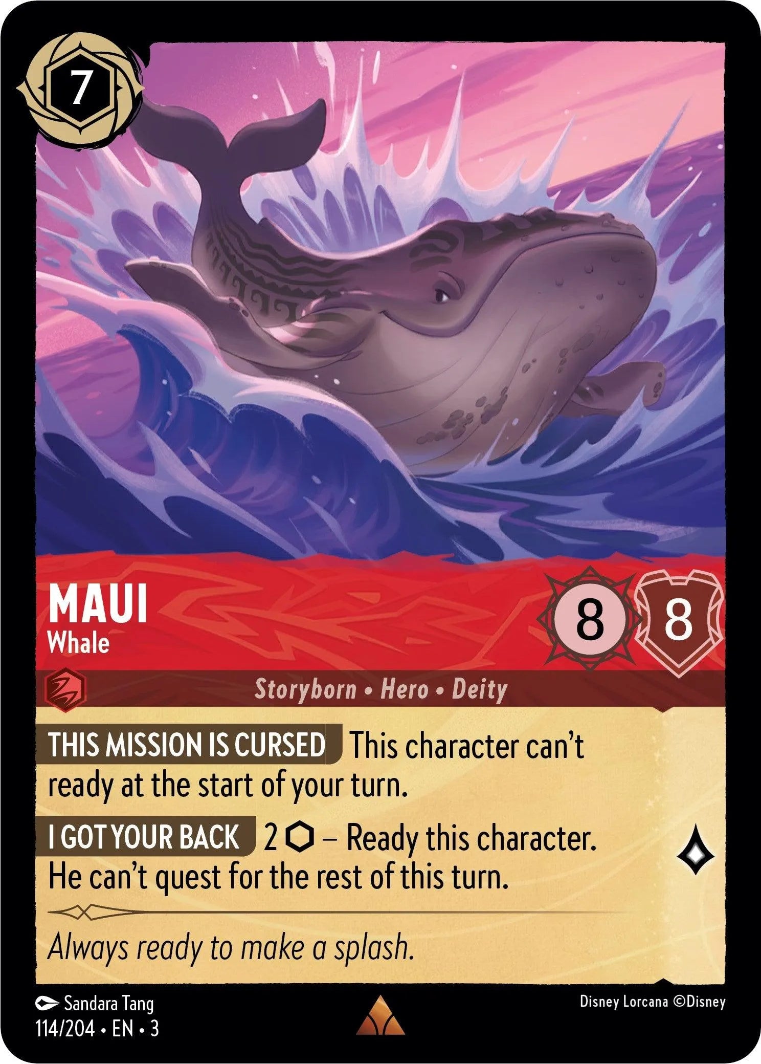 Maui - Whale (114//204) [Into the Inklands] - Emmett's ToyStop