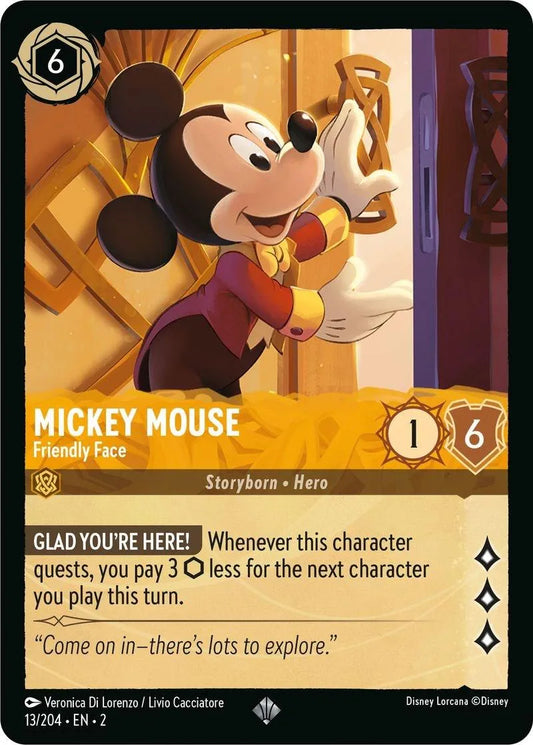 Mickey Mouse - Friendly Face (13/204) [Rise of the Floodborn] - Emmett's ToyStop