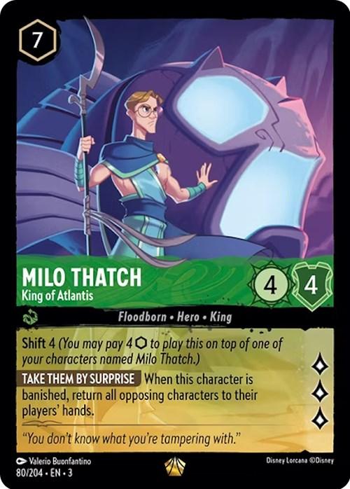 Milo Thatch - King of Atlantis (80/204) [Into the Inklands] - Emmett's ToyStop