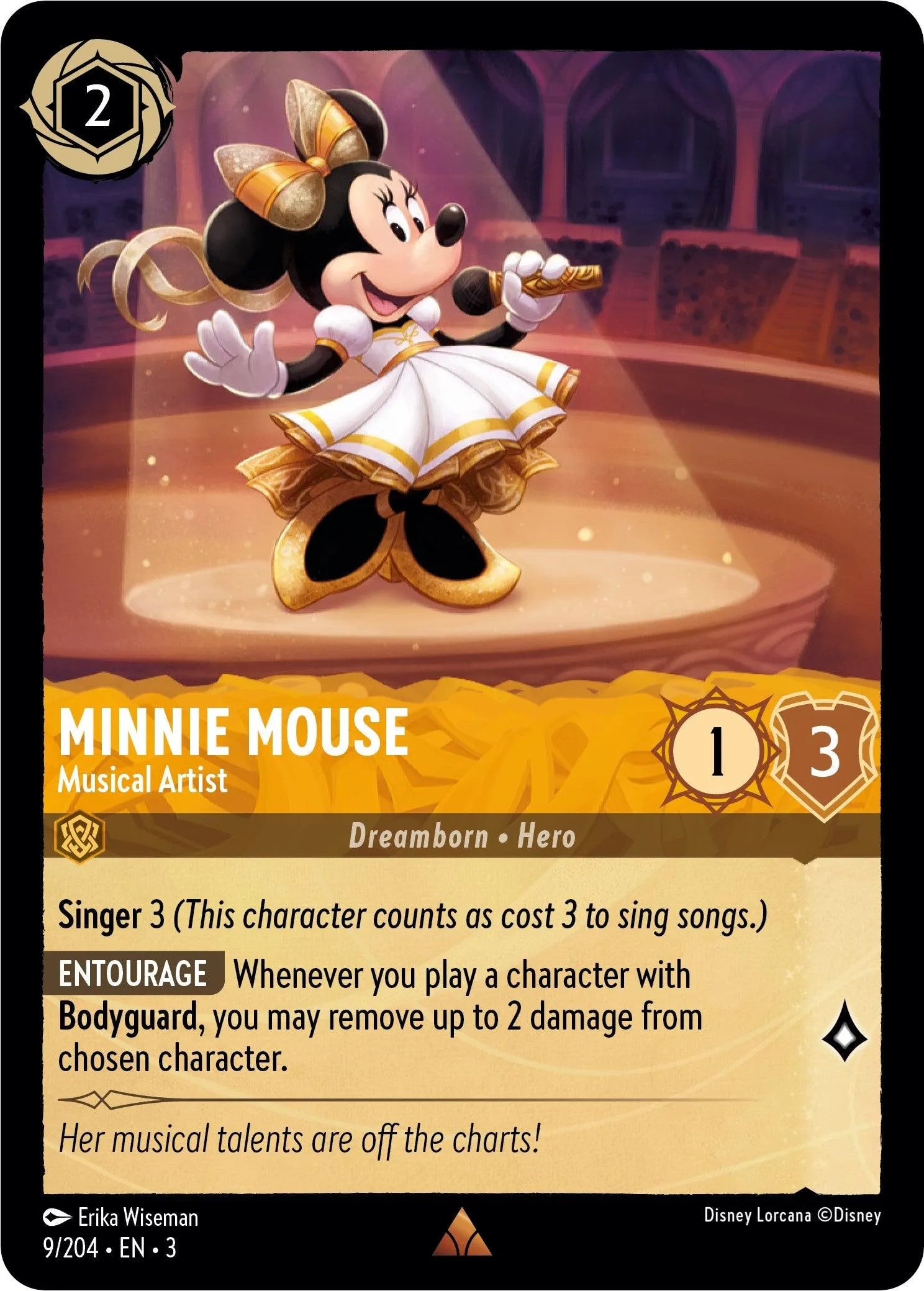 Minnie Mouse - Musical Artist (9/204) [Into the Inklands] - Emmett's ToyStop