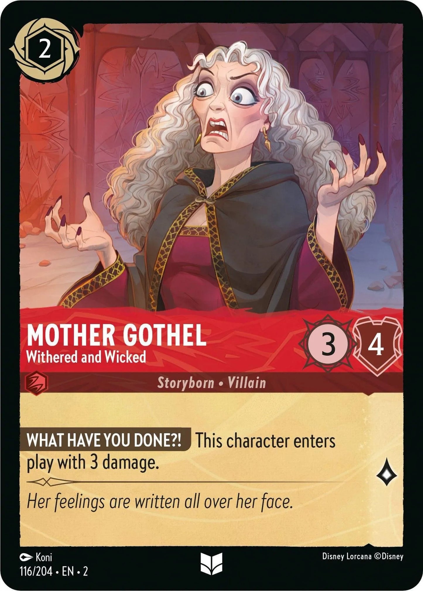 Mother Gothel - Withered and Wicked (116/204) [Rise of the Floodborn] - Emmett's ToyStop