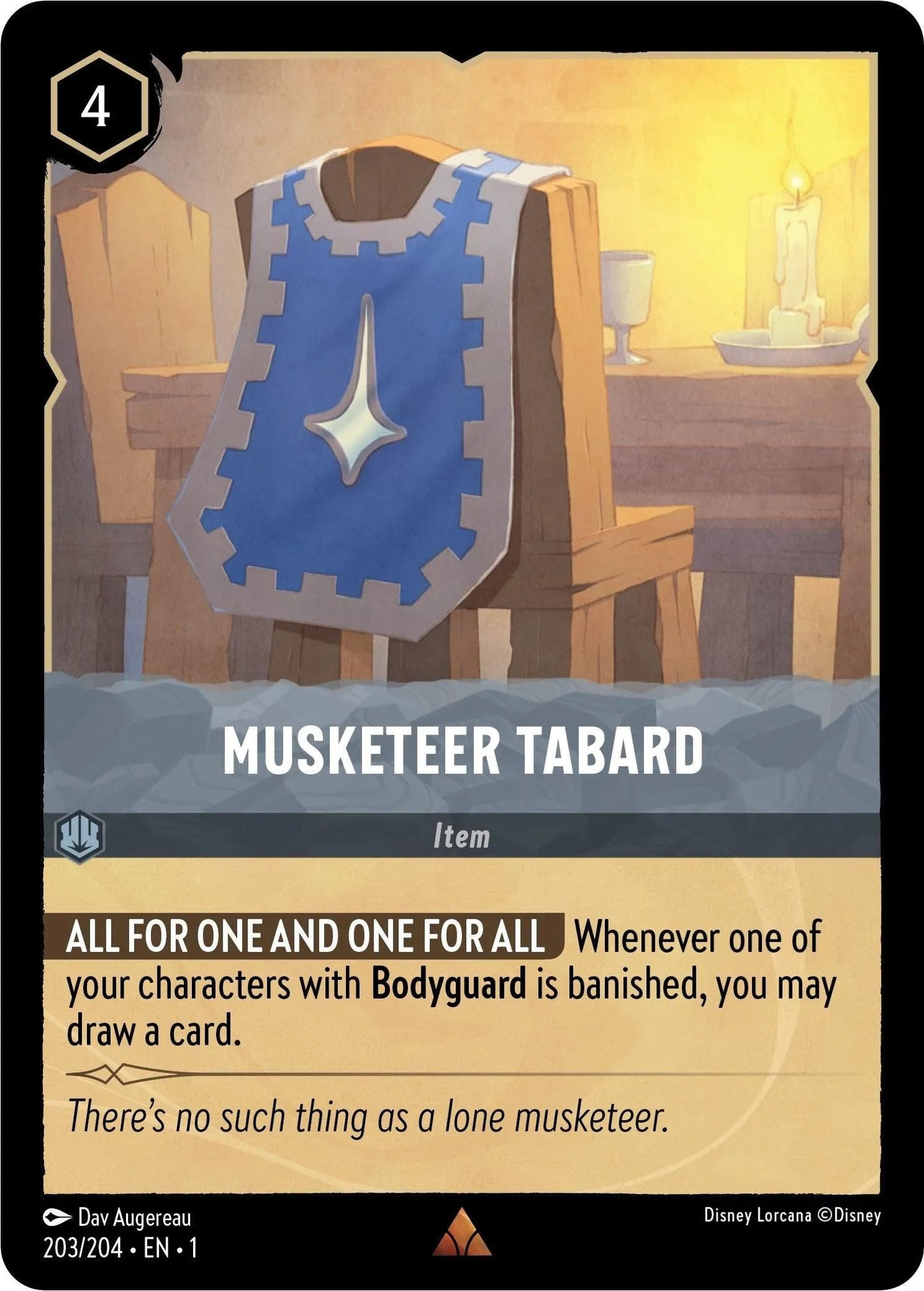 Musketeer Tabard (203/204) [The First Chapter] - Emmett's ToyStop