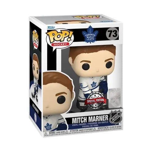 NHL Maple Leafs Mitch Marner (White) Funko Pop! Vinyl Figure - Emmett's ToyStop