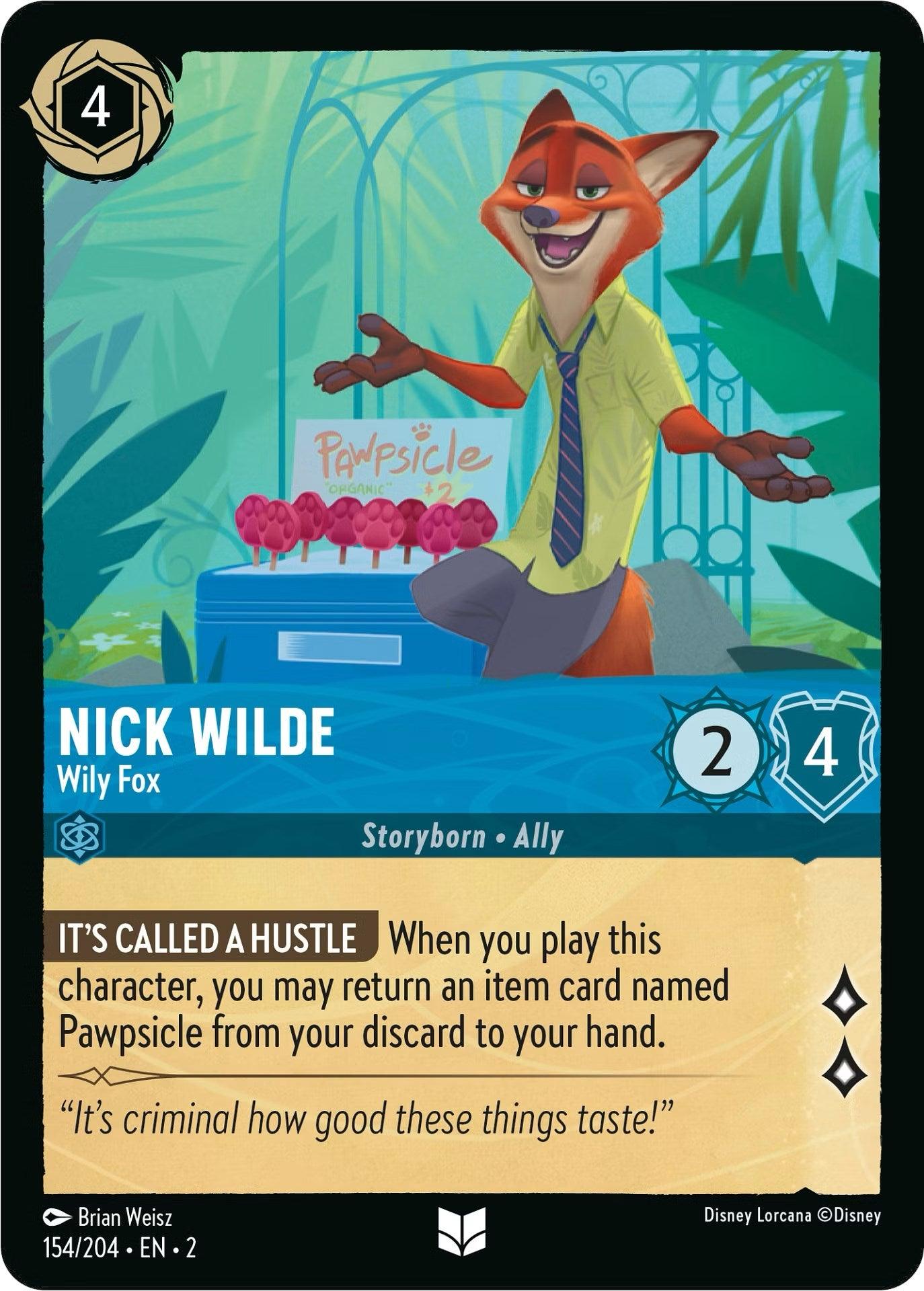 Nick Wilde - Wily Fox (154/204) [Rise of the Floodborn] - Emmett's ToyStop