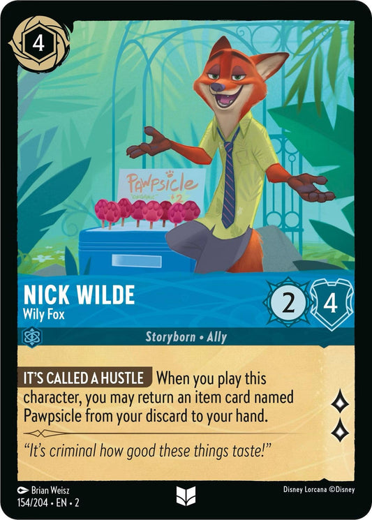 Nick Wilde - Wily Fox (154/204) [Rise of the Floodborn] - Emmett's ToyStop