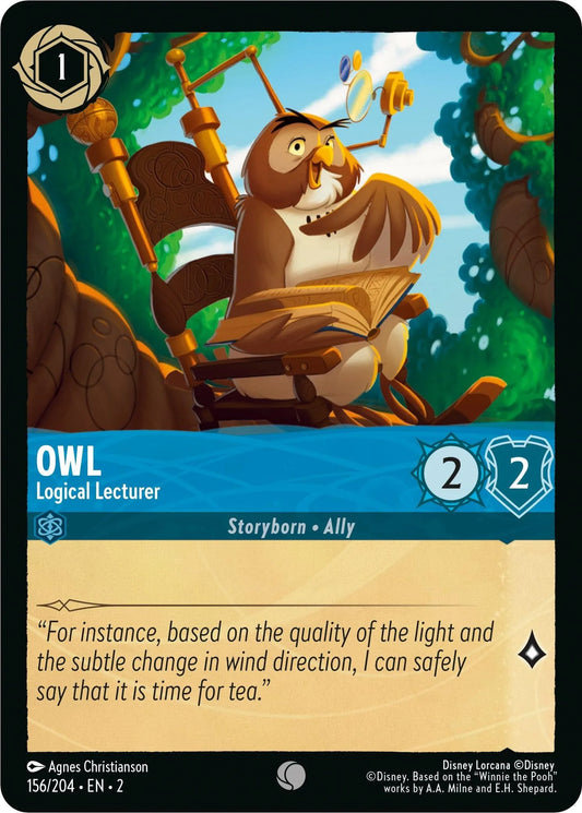 Owl - Logical Lecturer (156/204) [Rise of the Floodborn] - Emmett's ToyStop