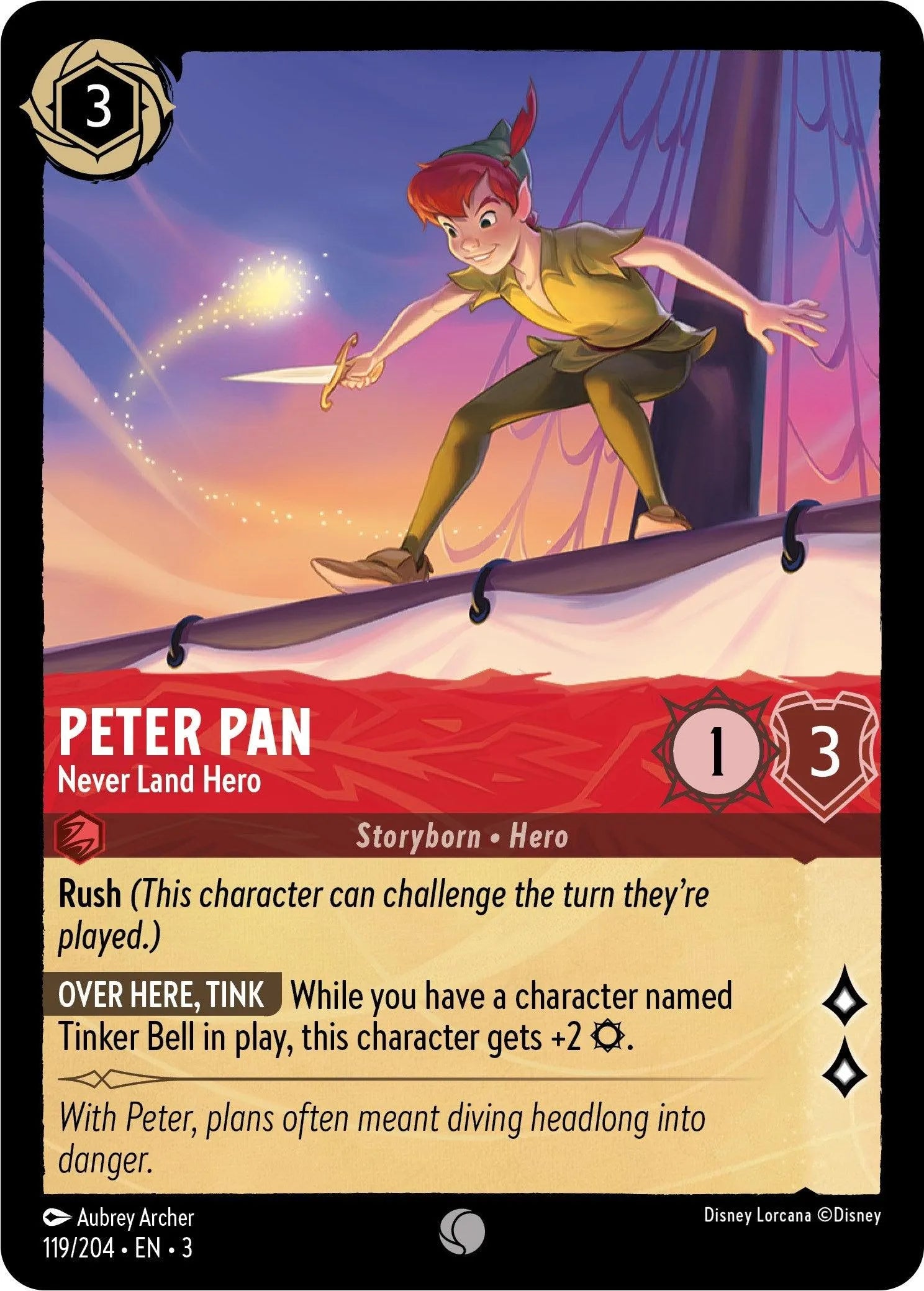 Peter Pan - Never Land Hero (119/204) [Into the Inklands] - Emmett's ToyStop