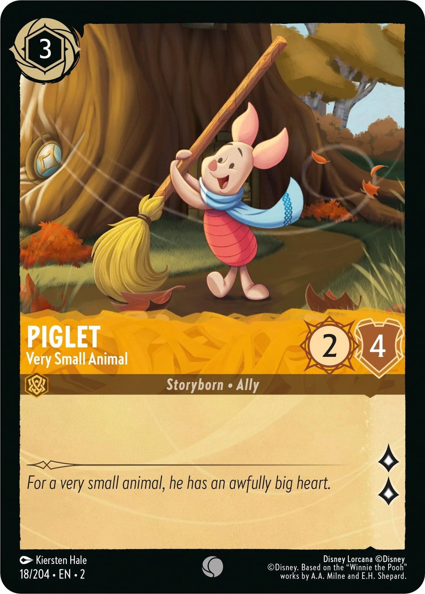 Piglet - Very Small Animal (18/204) [Rise of the Floodborn] - Emmett's ToyStop