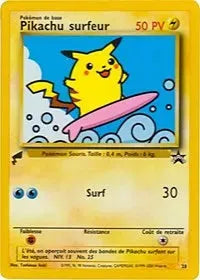 Pikachu (28) (Surfing) [Pikachu World Collection Promos] - Emmett's ToyStop