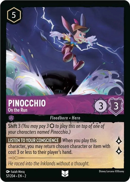 Pinocchio - On the Run (57/204) [Rise of the Floodborn] - Emmett's ToyStop