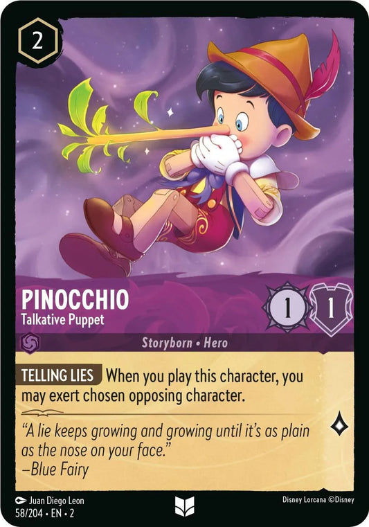 Pinocchio - Talkative Puppet (58/204) [Rise of the Floodborn] - Emmett's ToyStop