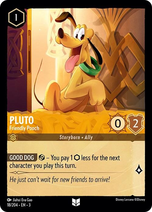 Pluto - Friendly Pooch (18/204) [Into the Inklands] - Emmett's ToyStop