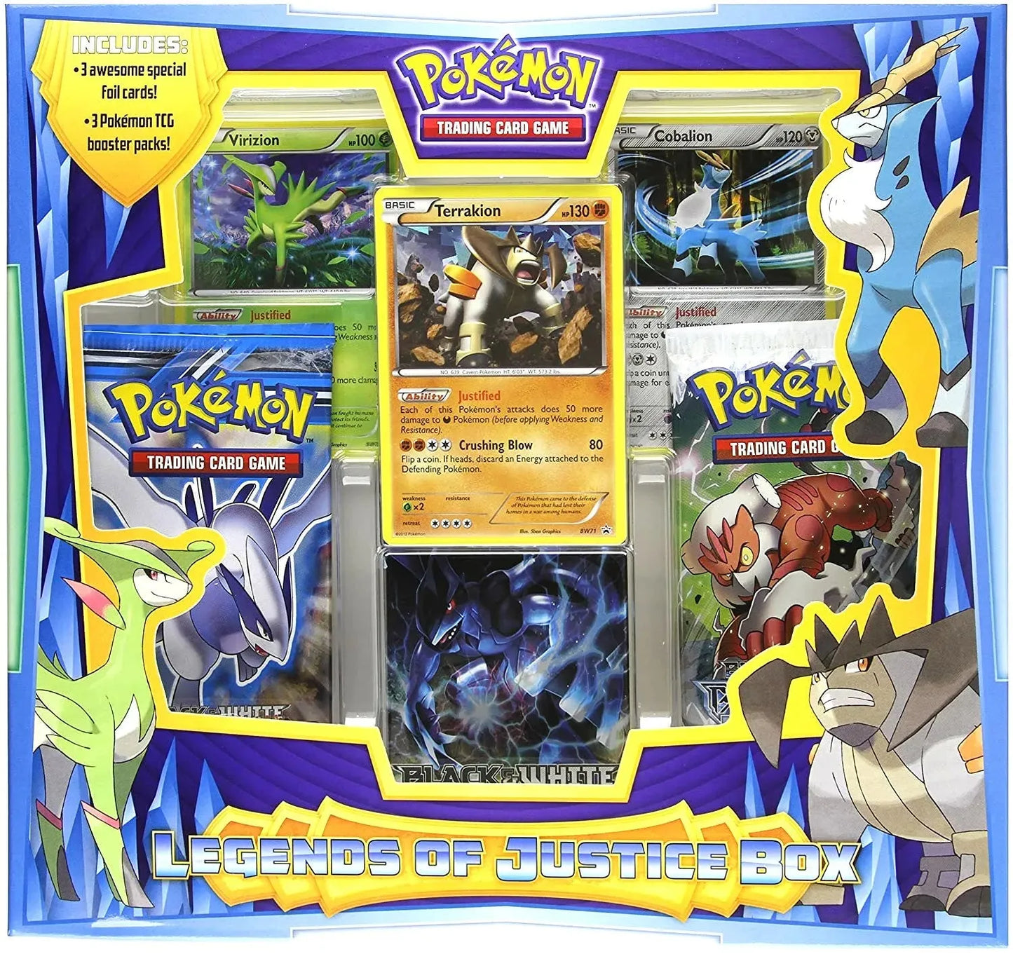 Pokémon TCG: Black & White - Legends of Justice Box - Emmett's ToyStop