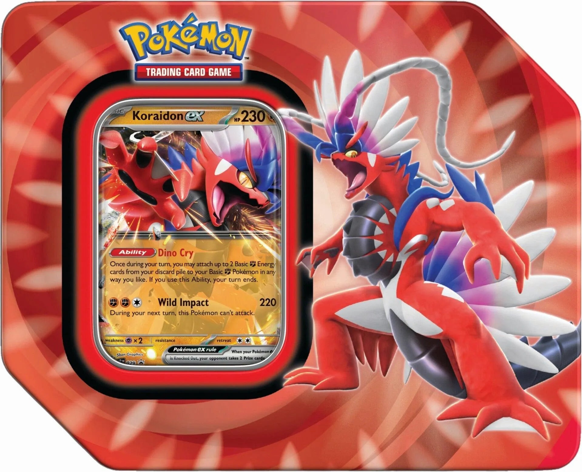 Pokémon TCG: Paldea Legends Tins (Koraidon ex) - Emmett's ToyStop