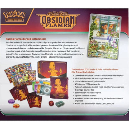 Pokémon TCG: Scarlet & Violet—Obsidian Flames | Elite Trainer Box - Emmett's ToyStop