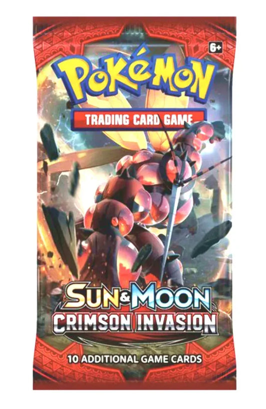 Pokémon TCG: Sun & Moon—Crimson Invasion | Booster Pack - Emmett's ToyStop