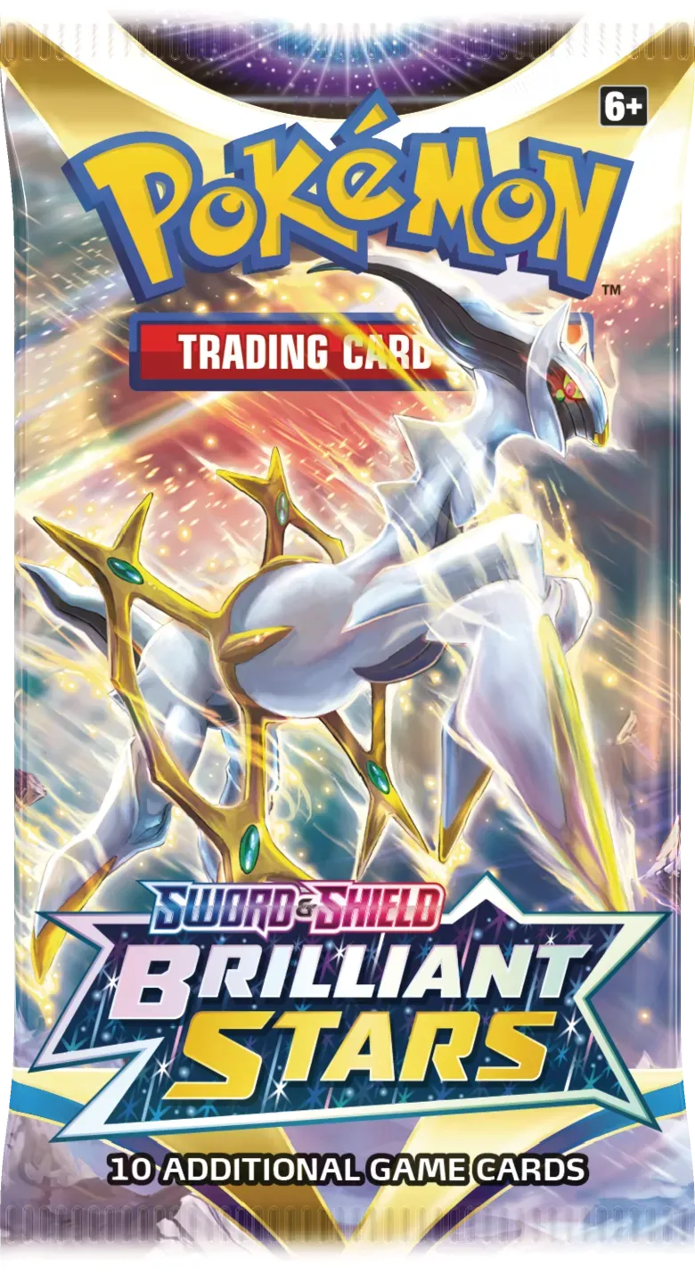 Pokémon TCG: Sword & Shield—Brilliant Stars | Booster Pack - Emmett's ToyStop