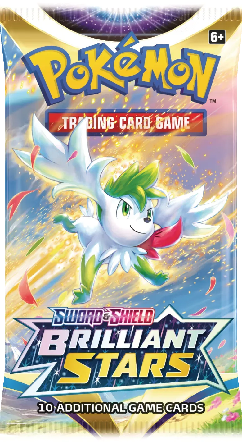 Pokémon TCG: Sword & Shield—Brilliant Stars | Booster Pack - Emmett's ToyStop