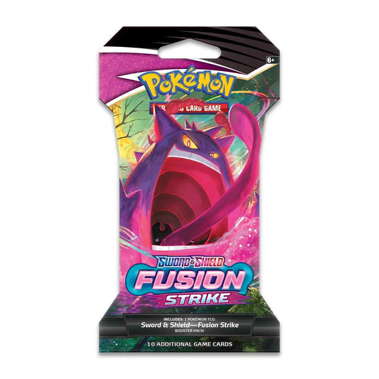 Pokémon TCG: Sword & Shield—Fusion Strike | Sleeved Booster Pack - Emmett's ToyStop